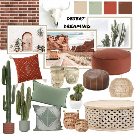 Desert Dreaming Lounge Room Styling Interior Design Mood Board by ellie.hargreaves94 on Style Sourcebook