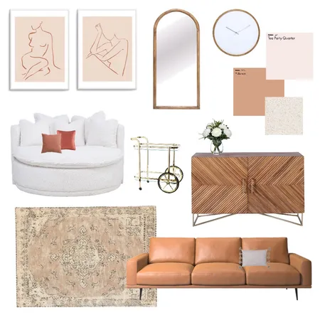 Pink & Peach Interior Design Mood Board by kayla.earnshaw on Style Sourcebook