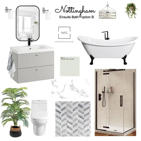 Nottingham Ensuite Bathroom (option B) Interior Design Mood Board by Nis Interiors on Style Sourcebook