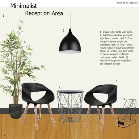 Minimalist Reception Area Interior Design Mood Board by Gia123 on Style Sourcebook