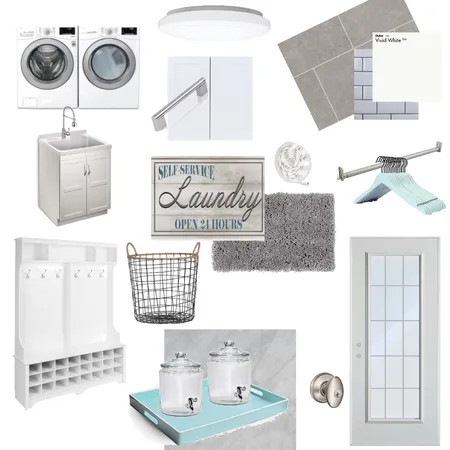 Laundry Room Interior Design Mood Board by atara on Style Sourcebook