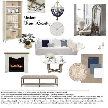 Modern French Country Interior Design Mood Board by Amberjade on Style Sourcebook