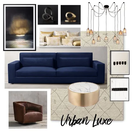 Urban Luxe Interior Design Mood Board by mellowery on Style Sourcebook