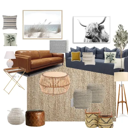 Farmhouse Main Living Room Interior Design Mood Board by EmmaH on Style Sourcebook