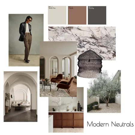 module 3 Modern Neutrals Interior Design Mood Board by owenmurphy on Style Sourcebook