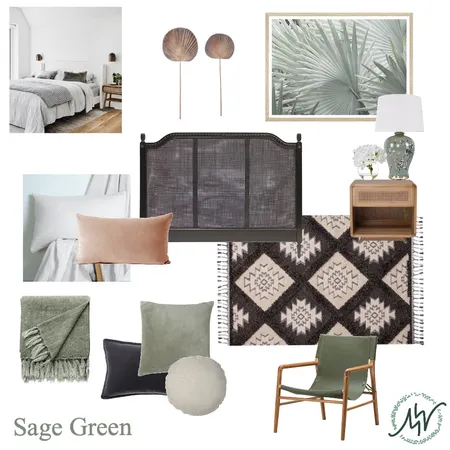 Sage Green Bedroom Inspo Interior Design Mood Board by Melissa Welsh on Style Sourcebook