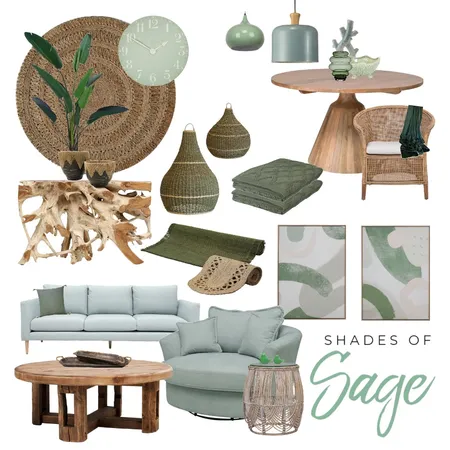 Shades of Sage Interior Design Mood Board by Indigo19_2021 on Style Sourcebook