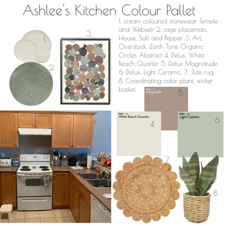 Ashlees Kitchen Colour pallet Interior Design Mood Board by Annalei May Designs on Style Sourcebook
