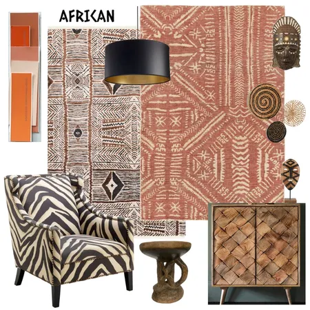 African Interior Design Mood Board by alisonmarshall on Style Sourcebook