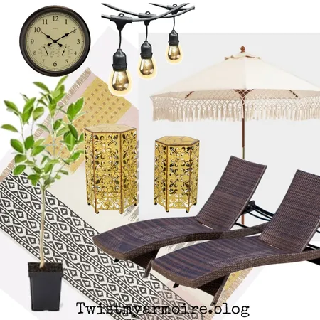 summer patio Interior Design Mood Board by Twist My Armoire on Style Sourcebook