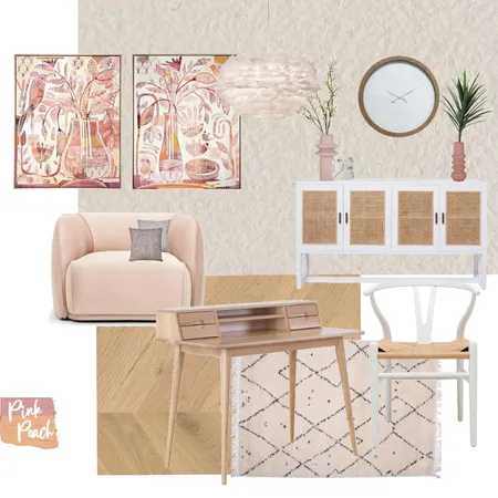 Pink & Peach Interior Design Mood Board by nataliejj on Style Sourcebook