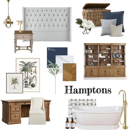 Hamptons Interior Design Mood Board by Cassie Cole on Style Sourcebook