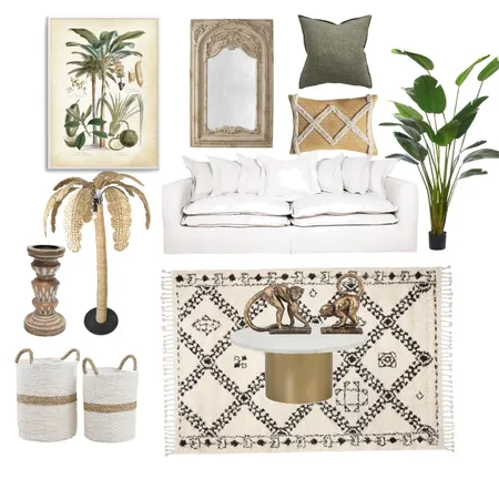 Relaxed living room - Moroccan touches Interior Design Mood Board by Rooleyes on Style Sourcebook