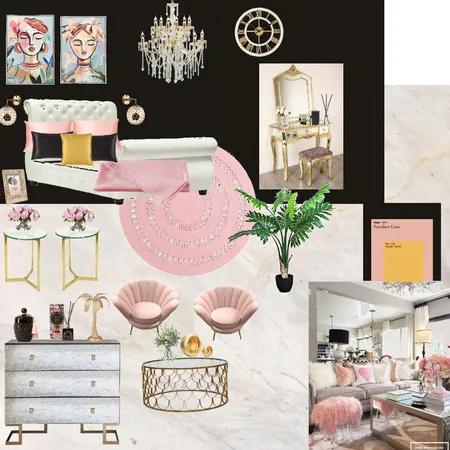 Hollywood Glam Interior Design Mood Board by Giang Nguyen on Style Sourcebook