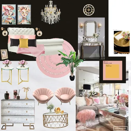 Hollywood Glam Interior Design Mood Board by Giang Nguyen on Style Sourcebook