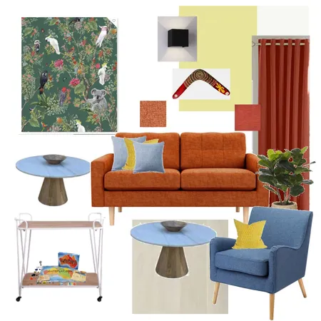 Mod09 FamilyRoom05 Interior Design Mood Board by DesignBliss on Style Sourcebook