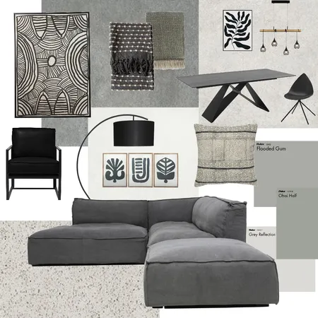 Shades of Grey Interior Design Mood Board by gpluswho on Style Sourcebook