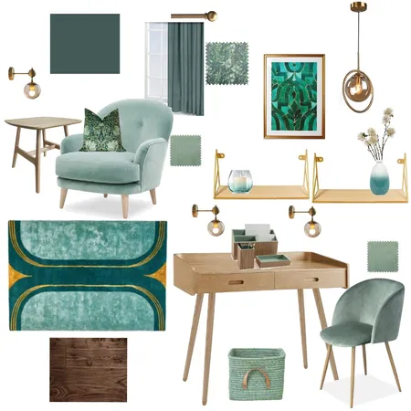 Study Interior Design Mood Board by miyususy on Style Sourcebook