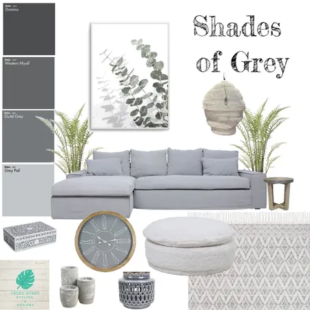 Shades of Grey Interior Design Mood Board by Fresh Start Styling & Designs on Style Sourcebook