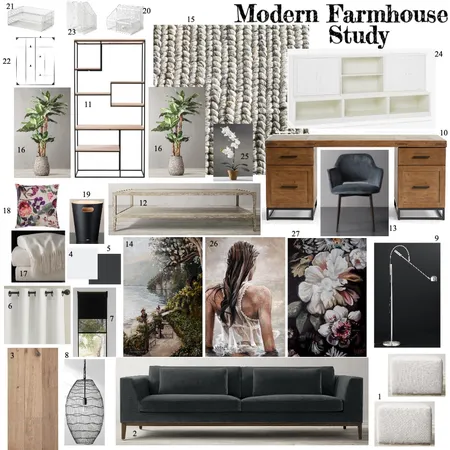 Study Interior Design Mood Board by Anel du Plessis on Style Sourcebook