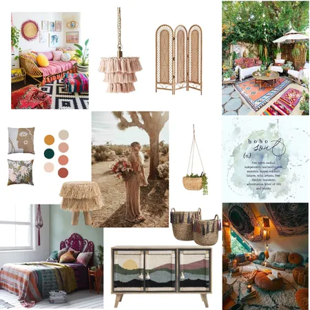Boho Soul Interior Design Mood Board by Michelle Boyd on Style Sourcebook