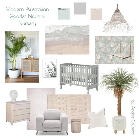 Modern Australian Gender Neutral Nursery Interior Design Mood Board by bymarlel on Style Sourcebook