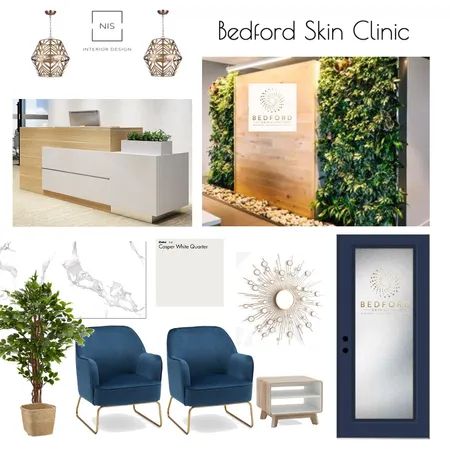 Bedford Skin Clinic -Reception (option A) Interior Design Mood Board by Nis Interiors on Style Sourcebook
