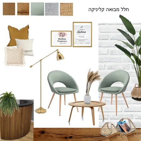 לוח השראה מבואה קליניקה Interior Design Mood Board by shira abadi on Style Sourcebook