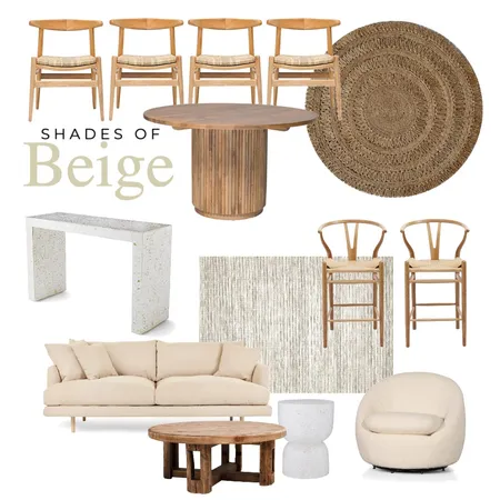 Shades of Beige Interior Design Mood Board by Indigo19_2021 on Style Sourcebook