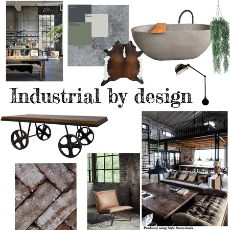 INDUSTRIAL BY DESIGN Interior Design Mood Board by Renee Watson on Style Sourcebook