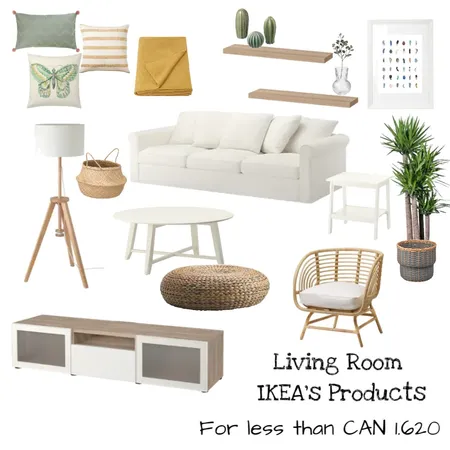 Living Room Ikea Interior Design Mood Board by KalinaPinto on Style Sourcebook