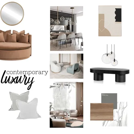 Contemporary Luxury Interior Design Mood Board by Monica Bean Interiors on Style Sourcebook