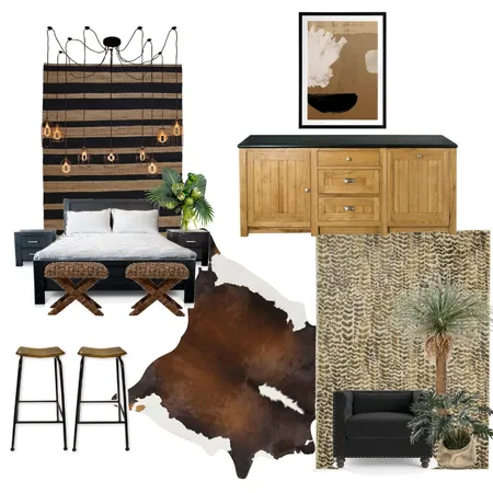 masculine apartment Interior Design Mood Board by Karen Wall Design on Style Sourcebook
