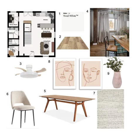Dining Room Interior Design Mood Board by tamara13 on Style Sourcebook