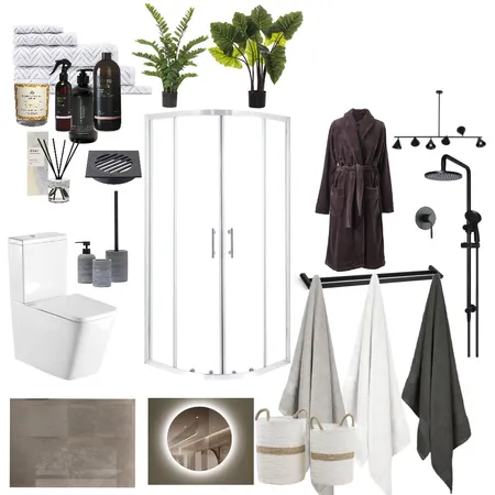 Bathroom mood bard M1 Interior Design Mood Board by emmahuggs on Style Sourcebook