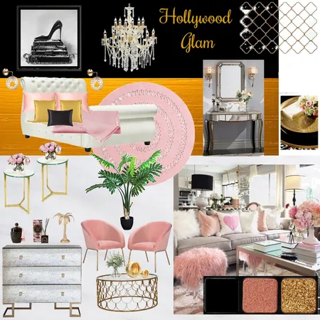 HG new paint black and gold half each and mirror Interior Design Mood Board by Giang Nguyen on Style Sourcebook