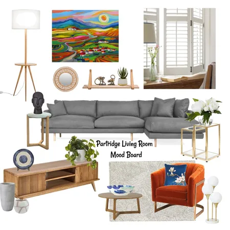Partridge Living Room Interior Design Mood Board by JasmineDesign on Style Sourcebook
