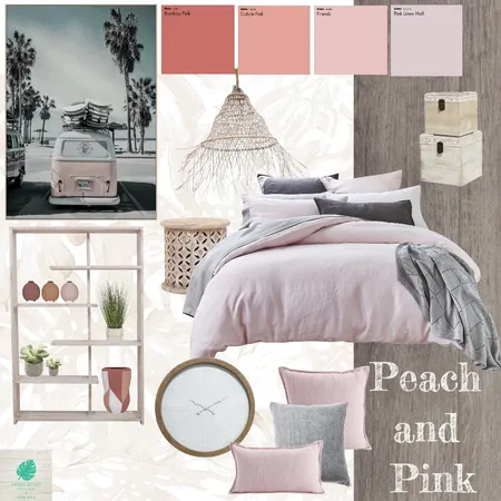 Peach and Pink Interior Design Mood Board by Fresh Start Styling & Designs on Style Sourcebook