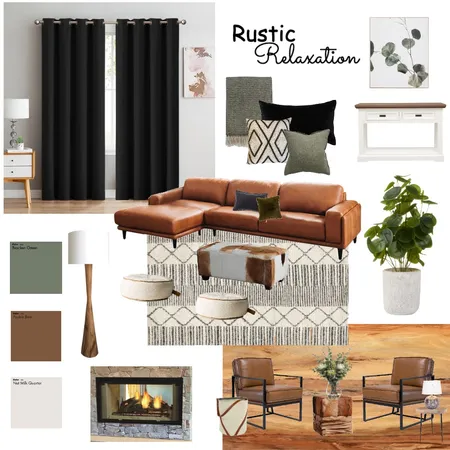 Rustic Relaxation Interior Design Mood Board by Danalyn on Style Sourcebook