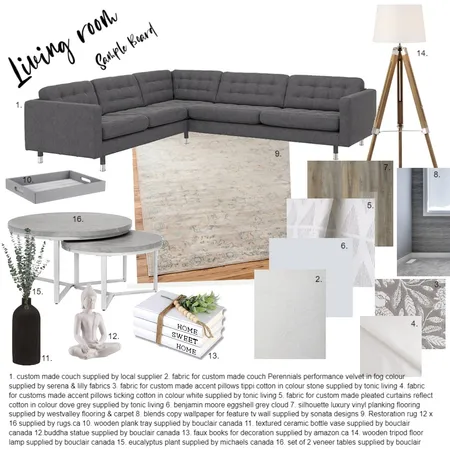 Living room Interior Design Mood Board by jojo84 on Style Sourcebook