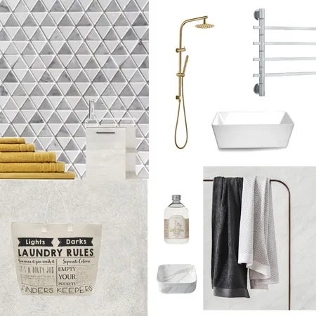 Bathroom Interior Design Mood Board by Erdei Zsófia on Style Sourcebook
