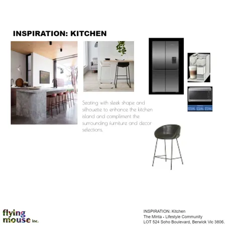 The Minta: Inspo- Kitchen Bar stool options Interior Design Mood Board by Flyingmouse inc on Style Sourcebook
