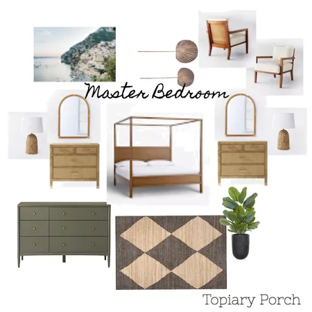 Master Bedroom Interior Design Mood Board by Topiary Porch on Style Sourcebook