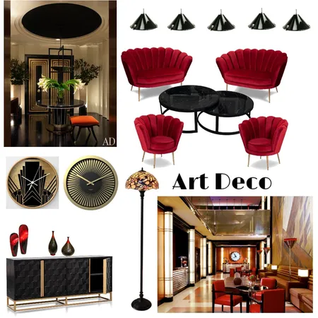 Art Deco first try Interior Design Mood Board by Giang Nguyen on Style Sourcebook