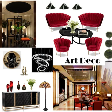 Art Deco second try Interior Design Mood Board by Giang Nguyen on Style Sourcebook