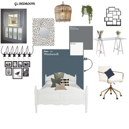 Georgia's bedroom Interior Design Mood Board by LisaRose on Style Sourcebook