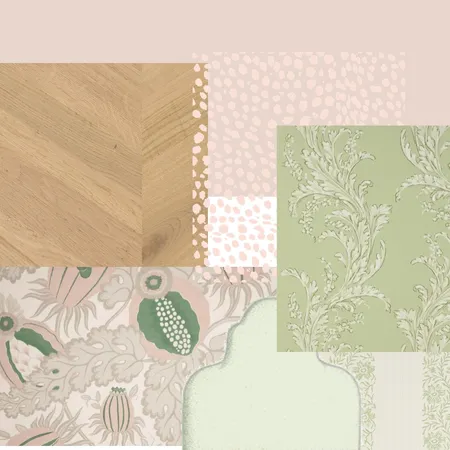 Katie Soft Pink Interior Design Mood Board by lucywistle@gmail.com on Style Sourcebook