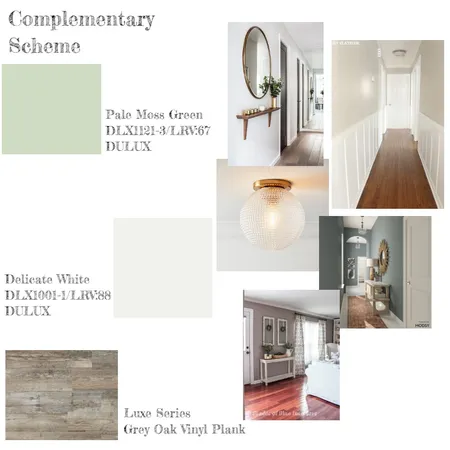 hallway Interior Design Mood Board by DesignsbyK on Style Sourcebook