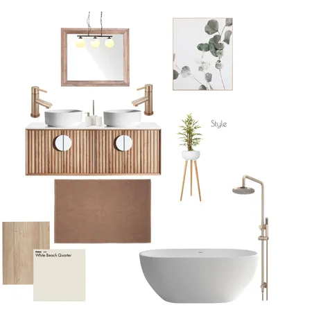 Zen Mini. Bathroom Interior Design Mood Board by augustinamendez on Style Sourcebook