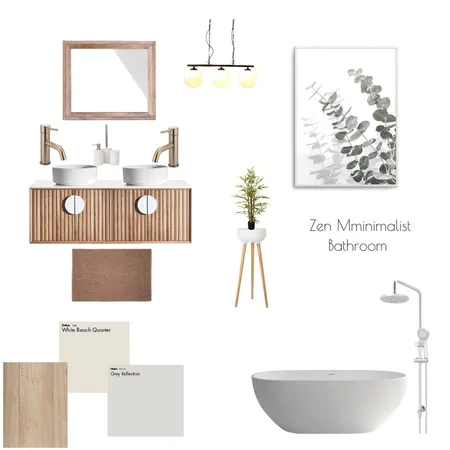 Zen Mini. Bathroom Interior Design Mood Board by augustinamendez on Style Sourcebook